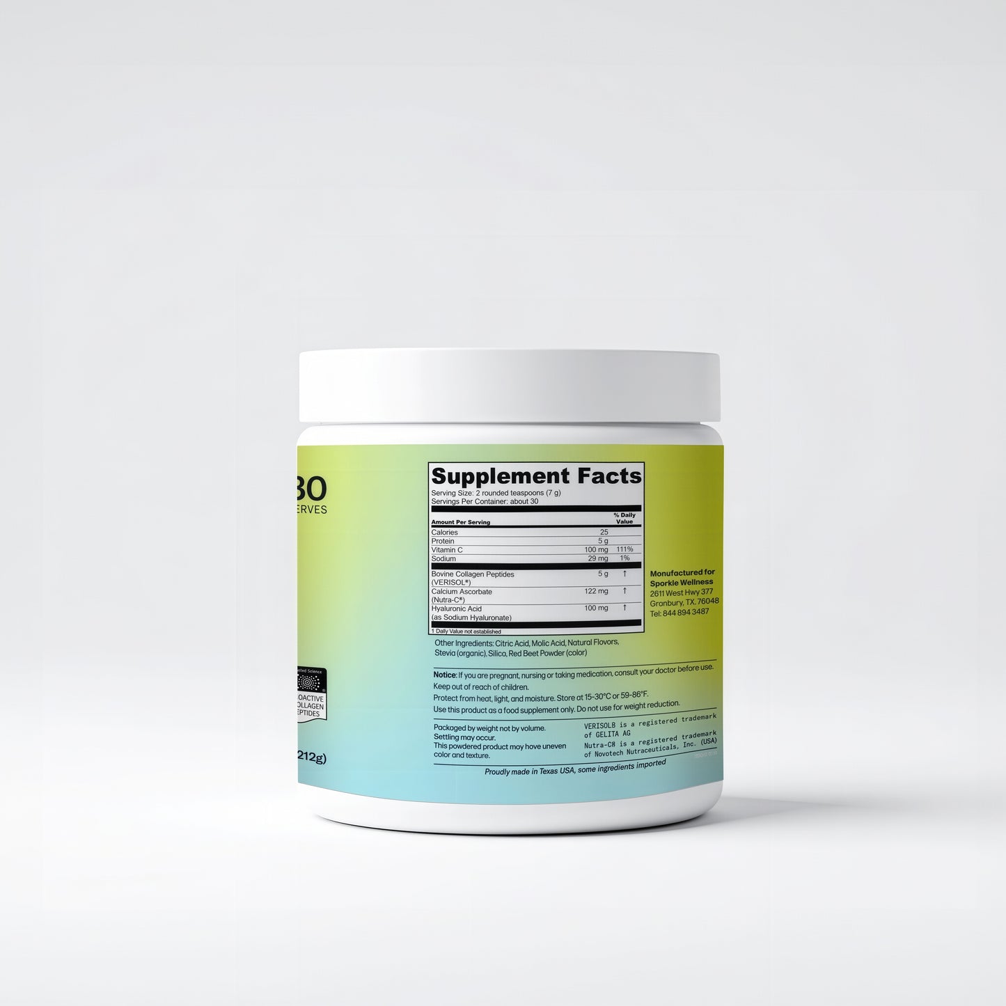 Sparkle Wellness Skin Boost Plus 30-Serves